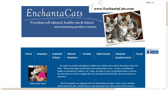 Desktop Screenshot of enchantacats.com